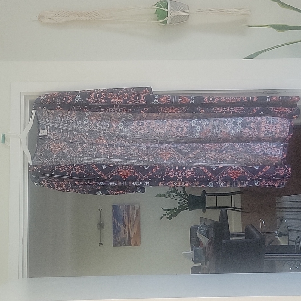 H&M long cardigan sweater open 3/4 sleeve